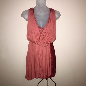 Free people bodycon draped dress